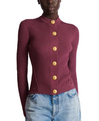  Fine Knit Cardigan with Buttons