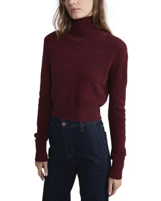 The Cashmere Fleck Turtleneck Sweater