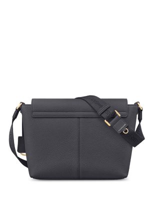 Medium Leather Flaire Messenger Bag