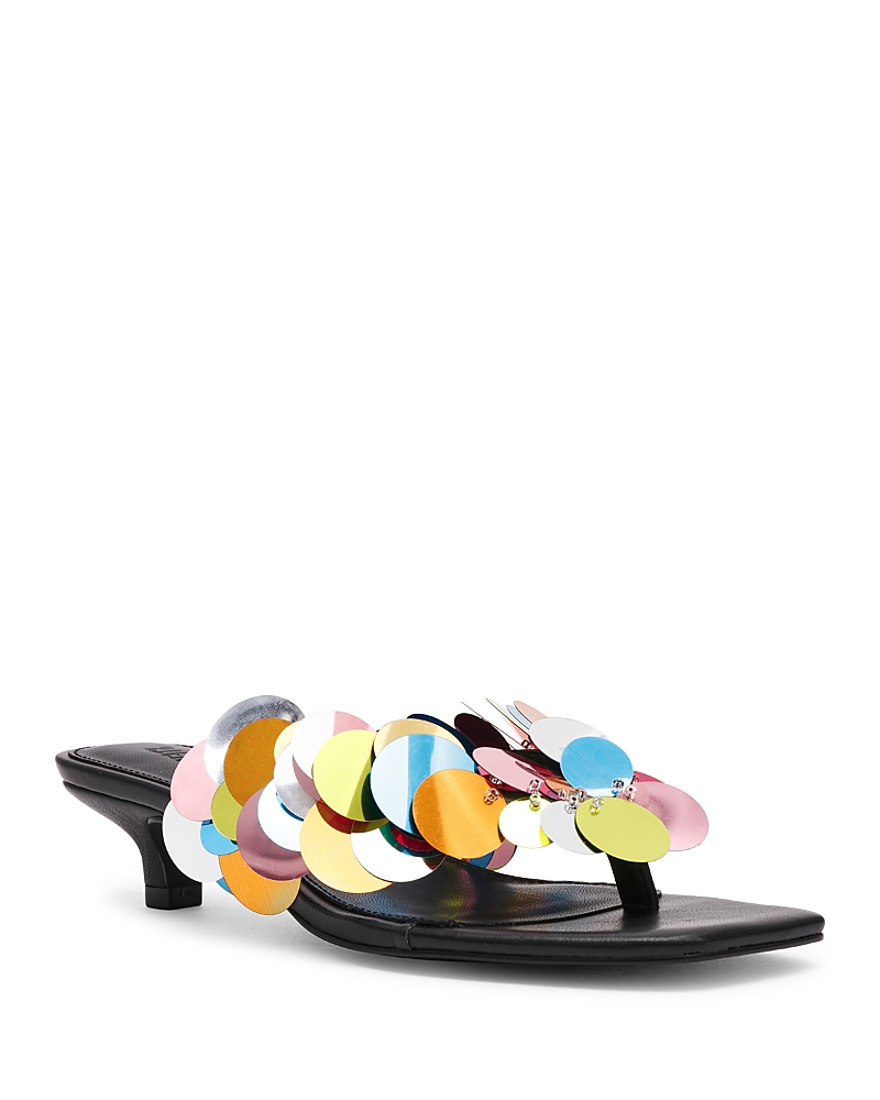 Steve Madden Tracie Pailette Flip Flop In Multi