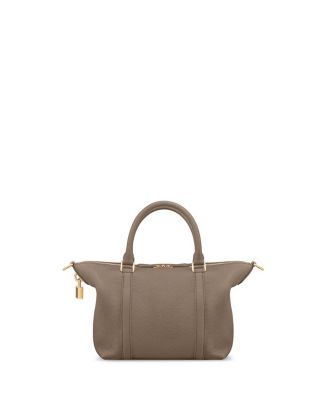 Small Leather Weekender Bag