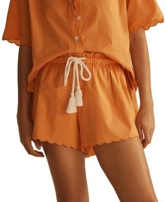 TANGELO&nbsp;Scallop Drawstring Short