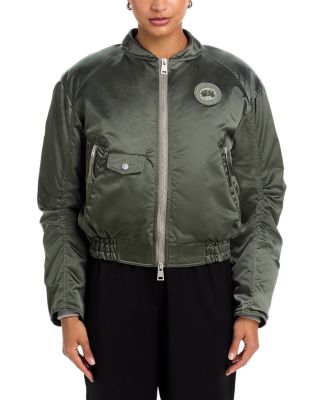 Jade Down Bomber Jacket