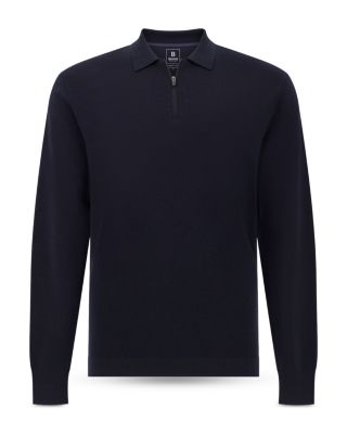 Superfine Merino Wool Knitted Polo Shirt 