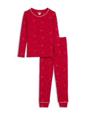 Unisex Printed Long Sleeve PJ Set - Little Kid, Big Kid