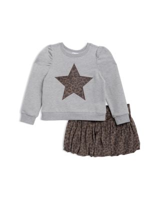 Girls' Cheetah Girl Top & Skirt Set - Little Kid