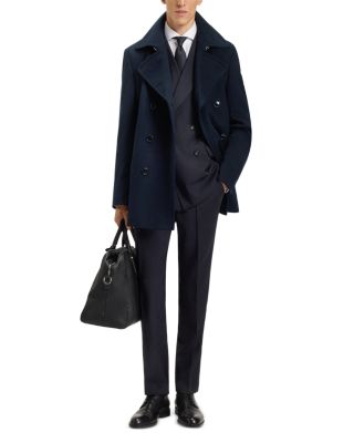 Hyde Wool and Cashmere Pea Coat