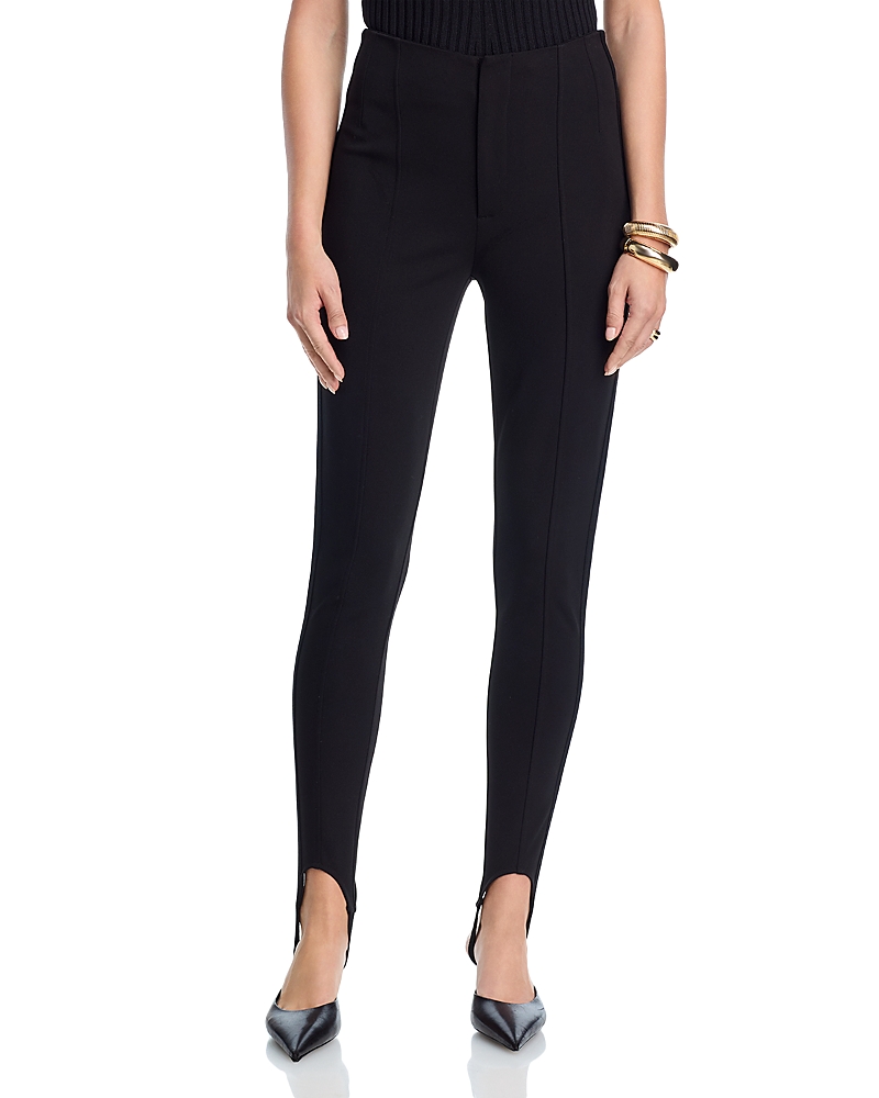 Derek Lam 10 Crosby Jessamine Knit Stirrup Pants In Black