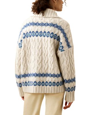 Fair Isle Cardigan Sweater