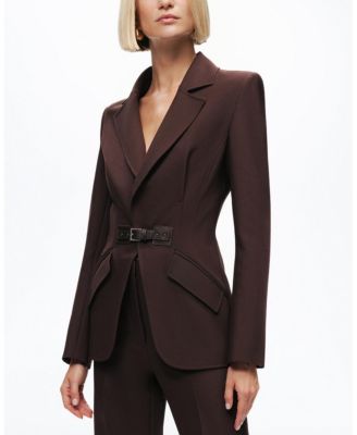 Nocturne Belted Tailored Blazer