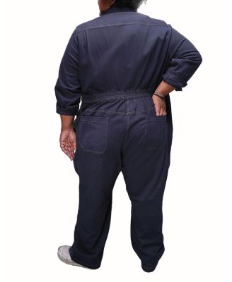 The Essential Denim Long Sleeve High Waisted Coverall