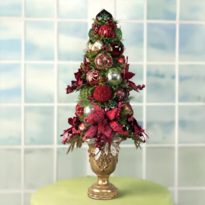 Regal Ruby Golden Urn Cone Tree