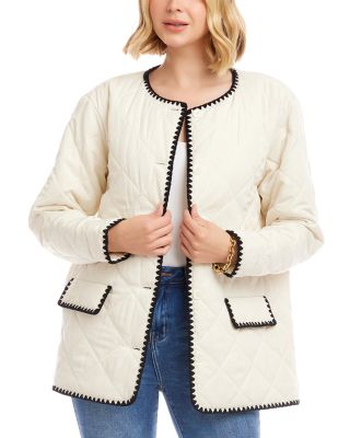 Edge Stitch Quilted Jacket