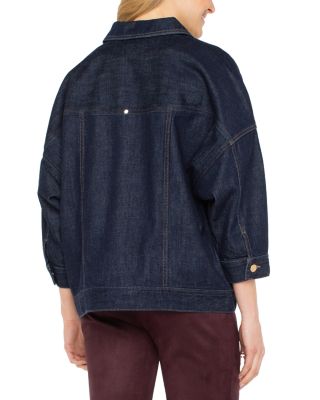 Drop Shoulder Jean Jacket