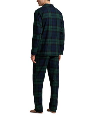 Morning Robe Bear Plaid Pajama Set