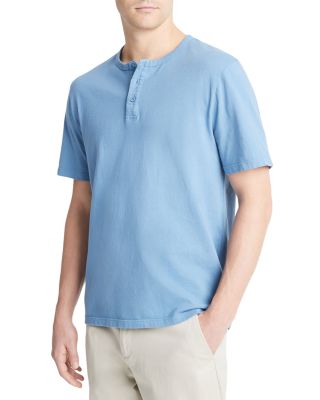 Vince - Regular Fit Short Sleeve Henley Tee
