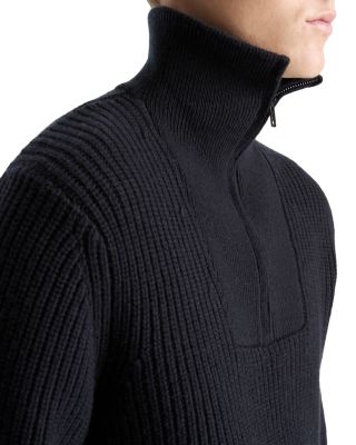 Heirloom Shaker Quarter Zip Sweater