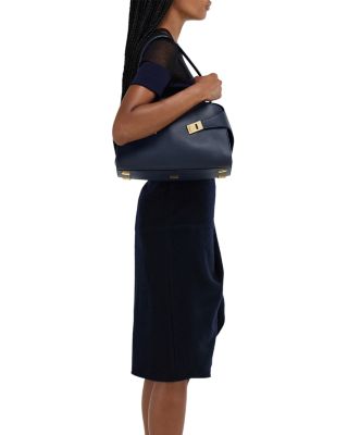 Hug Soft Leather Shoulder Bag