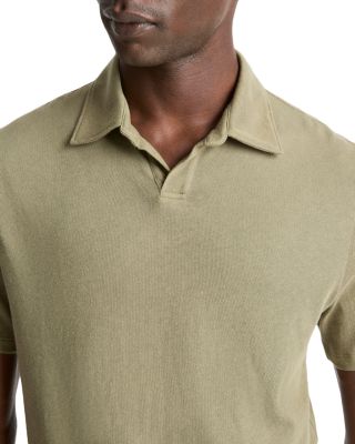 Short Sleeve Loose Knit Polo Shirt