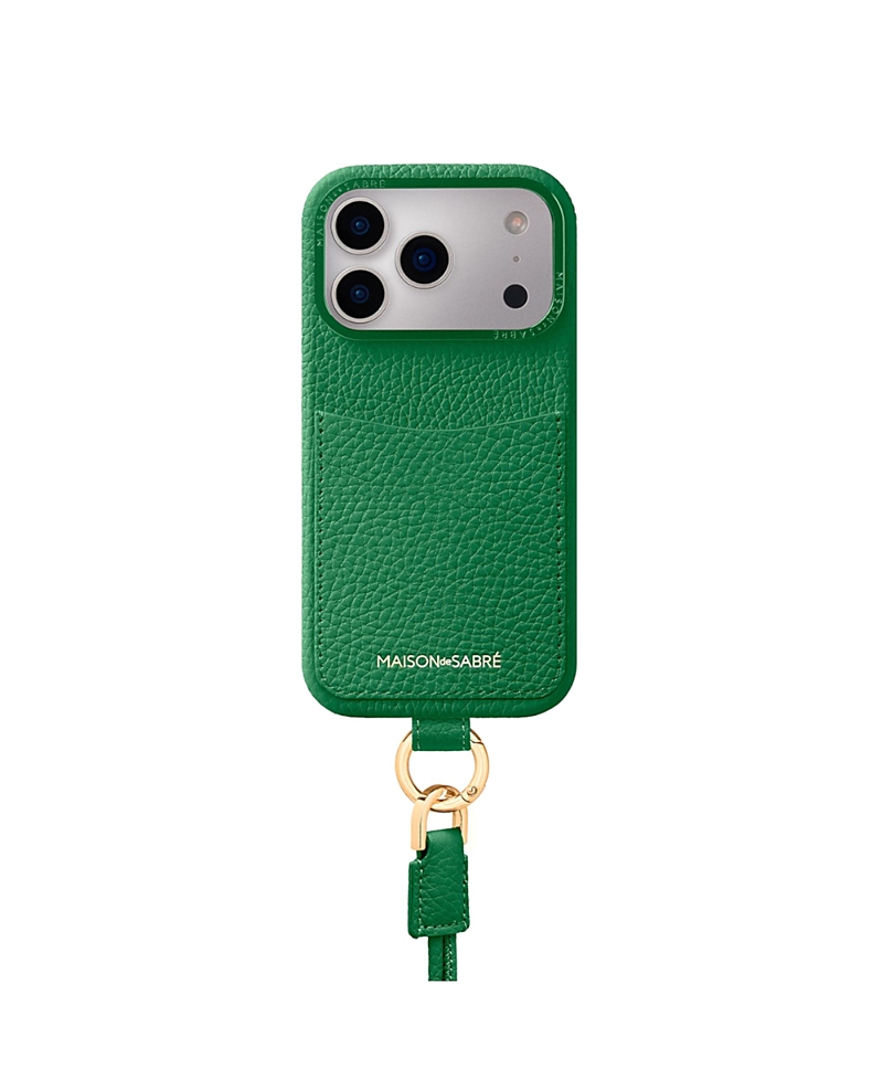 Maison De Sabre Sling Phone Case (iphone 17 Pro Max) In Green