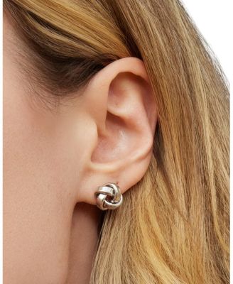  Sterling Silver Eternal Knot Studs