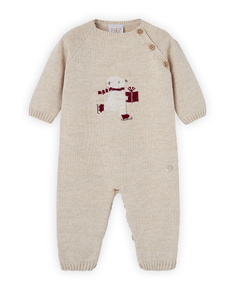 Paz Rodriguez Unisex Acebo Romper - Baby In Neutral