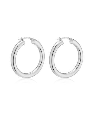  Sterling Silver Everyday Bold Hoops