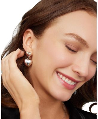  Sterling Silver Lover Statement Drop Earrings