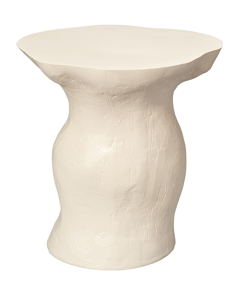 Jamie Young Sculpt Side Table In White