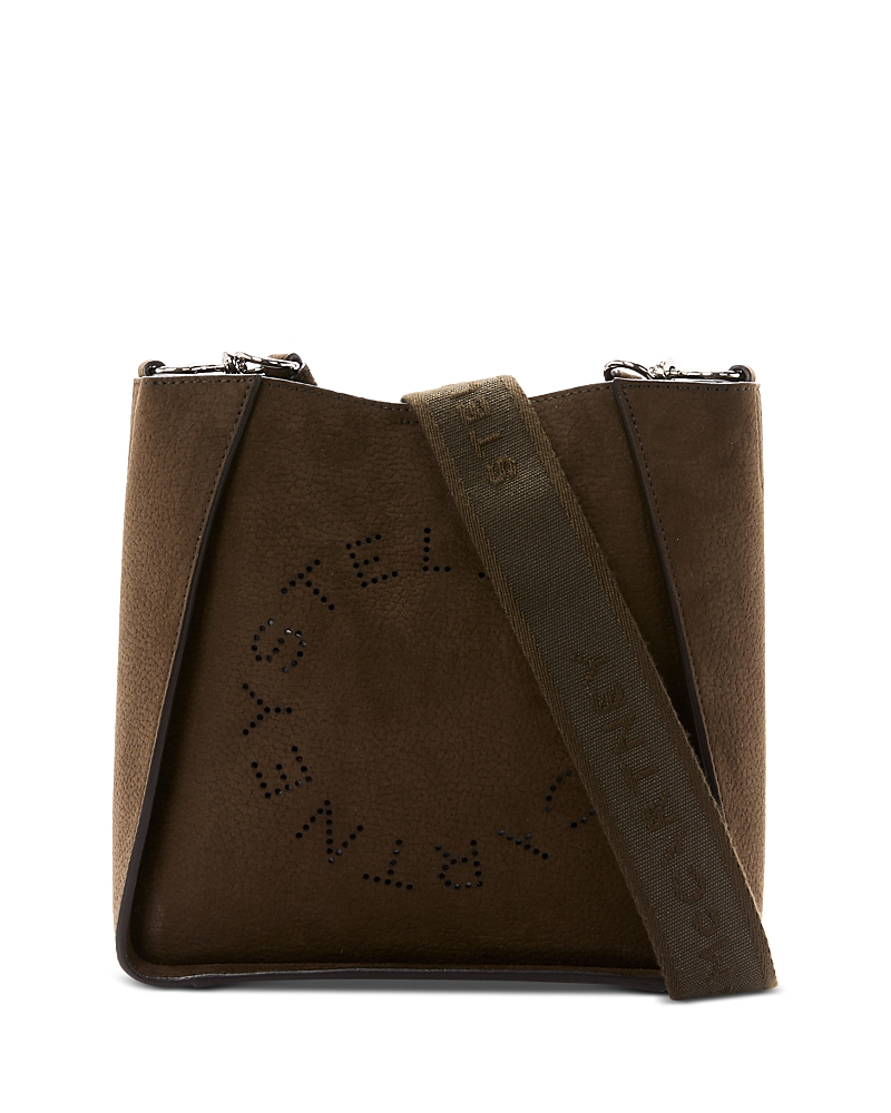 Stella Mccartney Logo Crossbody In Brown