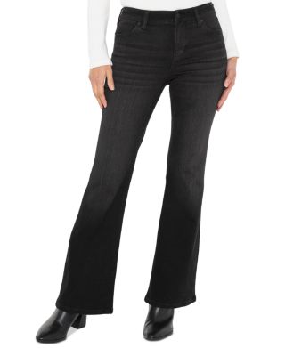 Hannah High Rise Flare Jeans in Heron Lake