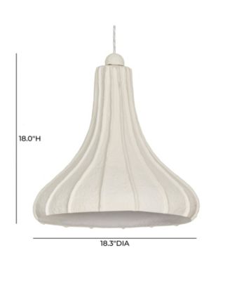 Looma Cotton Mache Pendant Lamp