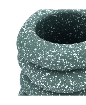 Gabby Speckled Cairn Vase