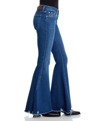 Emre High Rise Flare Jeans in Daisy Blue