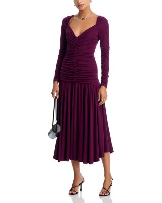 Evedene Ruched Midi Dress
