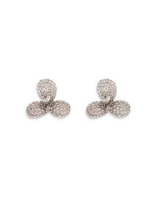 Amerie Crystal Flower Stud Earrings