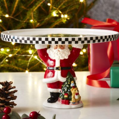 Christmas Tree Footed Treat Tray