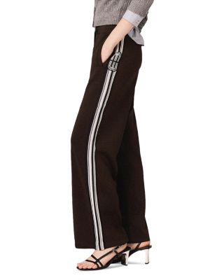 Polympic Straight Striped Trousers
