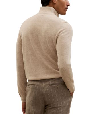 Royal Cashmere Half Zip Sweater