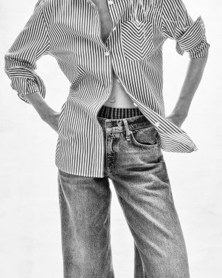 ICONS Maxine Stripe Button Down Shirt