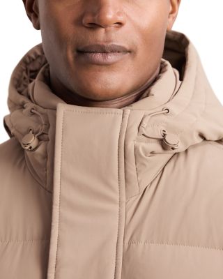 Moon Longline Quilted Down Coat