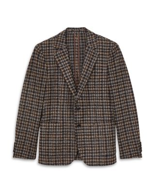 Brazati Dogtooth Check Tailored Fit Blazer