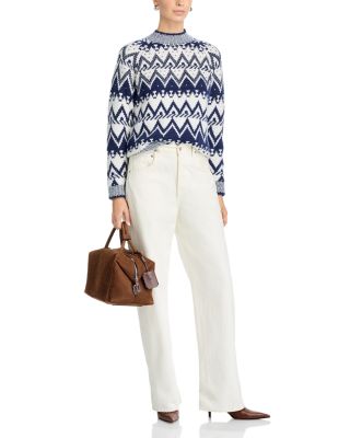 Studded Fair Isle Sweater - Exclusive