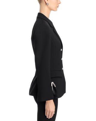 Rhinestone Bow Sleeve Blazer - Exclusive