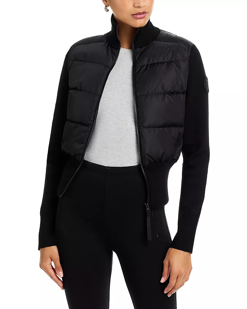Canada Goose HyBridge Wide Quilt Knit Down Jacket