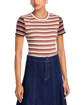 Alix Circle Denim Skirt