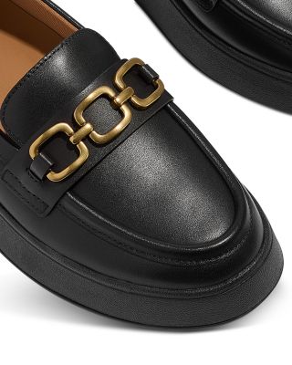 Women&#39;s F-Mode Chain Loafer Flats