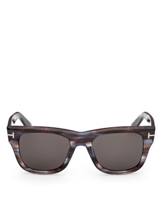 Finn Rectangular Sunglasses, 53mm