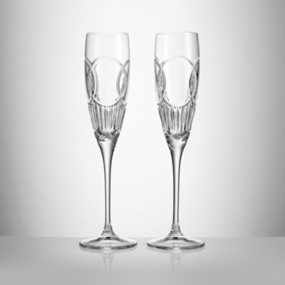 Love Wedding Vows Champagne Toasting Flutes, Set of 2