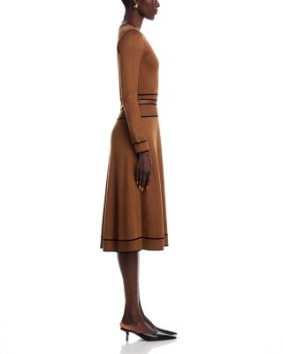 Crewneck Belted Dress - Exclusive